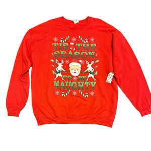 Unisex naughty Christmas sweater